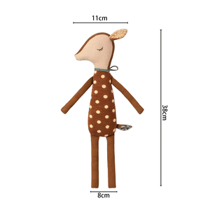 I più venduti 2022 Bambi Deer lenitivo Doll Cute Soft Deer peluche renna peluche Baby Toddle Comfort piccoli giocattoli - Product Image 6