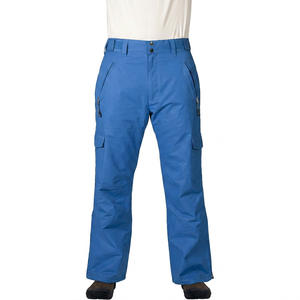 Pantalones de Esquí Impermeables Azules para Hombre, 10000 mm, Poliéster, Ropa para Nieve, Cierre de Botones, Estilo Cargo - Product Image 1