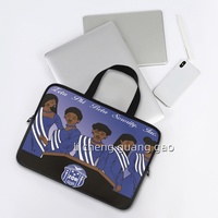 Özel Toptan ZPB Zeta Phi Beta Laptop Çantası Sorority Temalı Ofis Taşınabilir Çok Boyutlu Laptop Çantası İş Ofis Malzemeleri
