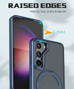 เคสกันกระแทกสำหรับ Samsung S23 Ultra แข็งแรง ทนทาน พร้อมขาตั้งโลหะผสมแม่เหล็กหมุนได้ - Product Image 2