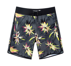 Shorts de bain décontractés pour hommes à taille basse, séchage rapide, avec cordon de serrage, imprimés en usine, coupe carrée, style boxer - Product Image 1