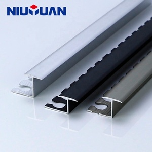 NIUYUAN Manufacturer Custom Bendable Flooring Transition Aluminium <strong>Flexible</strong> Tile <strong>Edge</strong> <strong>Trim</strong> for Carpet - Product Image 1