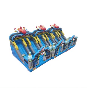 Hot Selling Custom Outdoor Aufblasbare Space Rocket Slide Combo PVC für Kinder partys Trampolin Park Vermietung Großhandel - Product Image 4