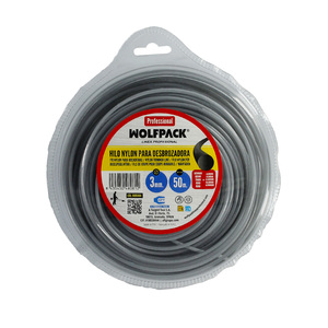 Filo Professionale Rotondo in Nylon/Alluminio O/ 3.0 mm. Dispenser da 50 metri - Product Image 1