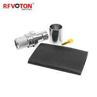 Connecteurs RF Femelle Droits BNC Sans Soudure à Sertir (EZ) pour Câbles RG8, LMR-R400, RG214, RG213, H1000