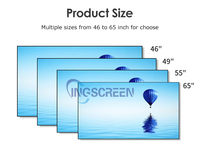 INGSCREEN Pantalla Táctil LCD de 55 Pulgadas con WiFi, 4K, Android 12, Tótem Publicitario Digital para Ascensores y Centros Comerciales