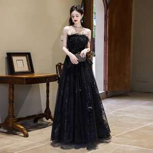 ชุดราตรีหรูหราไร้สายระดับไฮเอนด์สำหรับเจ้าหญิงประจำปีการประชุมโฮสต์ศิลปะการสอบครบรอบการฉลอ<span class=keywords><strong>ง</strong></span>วันเกิด - Product Image 5