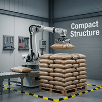 JINWEI DS-CR25-G/S 25kg 1798mm Certifié CE Cobot Palettiseur Haute Précision 6 Axes 9-13pcs/min ISO 13849-1 Carton Lourd Flexible
