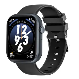 2023 G20 Relojes inteligentes Diseño cuadrado con logotipo personalizado Monitor cardíaco y seguimiento de la presión arterial Recordatorio de llamada Rastreador de sueño