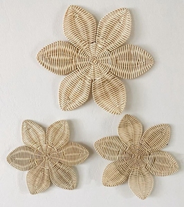 Ensemble double usage de suspensions murales en rotin tressé à la main, style bohème, lavable, forme personnalisée pour salon, format printemps - Product Image 6