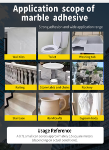 Gạch Đá Cẩm Thạch dính keo cường độ cao cho đá Cài đặt nhanh chóng dễ dàng sửa chữa giải pháp sửa chữa liên kết bền - Product Image 6