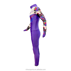 Traje de patinaje de velocidad sobre hielo de pista corta de poliéster personalizado mono de patinaje sobre hielo traje de Patinaje de Velocidad de pista transpirable - Product Image 3