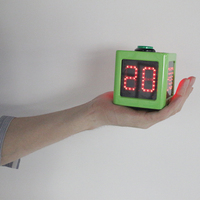 Minuteur numérique de table GANXIN, cube visuel, compte à rebours de 20/30/99 secondes, chronomètre pour cuisine, étude, poker, échecs, tournoi