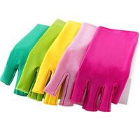 Gants de manucure sur mesure à haute élasticité résistants aux UV Conception exposée aux doigts