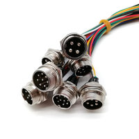 Fábrica OEM ODM Personalizado JST Molex 8PIN Terminal Arnés de cableado M12 Conector hembra Ensamblaje de cable