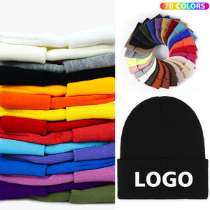 Gorro de Invierno Unisex de 70 Colores, 85G, Tejido, Gorro de Calavera, Gorro de Punto - Gorro de Acrílico de Alta Calidad para Viajes, Logotipo/Impresión Personalizada. - Product Image 1