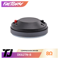 Haut-parleur de compression HF DE82TN avec aimant en ferrite, bobine en titane de 75 mm pour système de sonorisation en ligne active