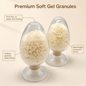 Gránulos de Gel Suave Premium, Color Beige Natural Translúcido, Partículas Uniformes, Libres de Polvo, Grado Alimenticio, Grado de Moldeo por Inyección, TPU - Product Image 1