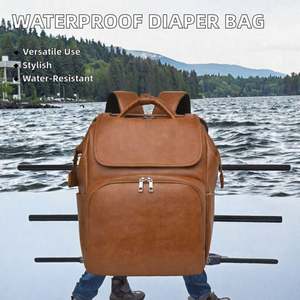 Grand sac à langer imperméable pour bébé, sac à langer de voyage, sac à langer avec bandoulière - Product Image 2