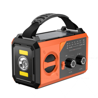 Radio d'urgence solaire à manivelle 20000 mAh avec lampe de lecture et batterie externe USB, fabriquée à Shenzhen