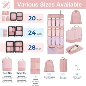 Closet Organizer Compressible Shelves Set with Fabric <b>Packing</b> <b>for</b> Room and Travel Use <b>Suitcase</b> <b>Bag</b> - Product Image 3