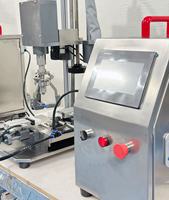 Machine de capsulage de bouteilles de qualité alimentaire pour bureau, équipement de verrouillage à couple réglable pour la production de bouteilles de miel en verre et de pots à condiments