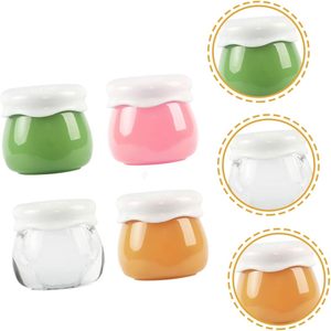 Nouveau pot cosmétique portable 10g en acrylique pour brillant à lèvres/rouge à lèvres, série confiture de fruits, avec couvercle PP à vis, modèle 2022 - Product Image 3