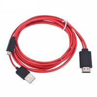 Magelei OEM personnalisé Micro USB 5 broches/11 broches vers HDMI HDTV USB2.0 câble adaptateur téléphone vers HDTV avec Micro USB pour téléphones Android