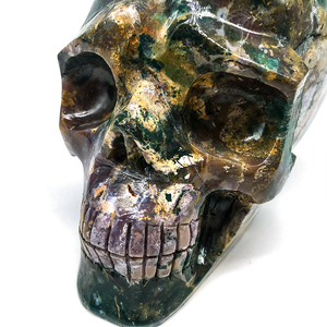 Bán Buôn Tự Nhiên Tuyệt Vời Chất Lượng Cao Pha Lê Colourful Đại Dương Jasper Hộp Sọ Đại Dương Jasper Pha Lê Khắc Hộp Sọ Cho Trang Trí - Product Image 4