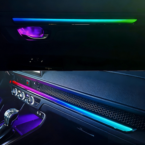 Système d'éclairage intérieur dynamique LED 64 couleurs SJC pour <span class=keywords><strong>Honda</strong></span> <span class=keywords><strong>CRV</strong></span> 2023-2025 – Éclairage d'ambiance automobile Symphony - Product Image 2