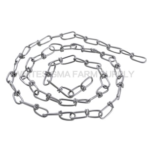 Soldaduras SS de cadena de acero inoxidable de eslabón corto pulido brillante soldado liso para equipos de cría de animales - Product Image 2