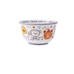 Spring Outing Season Underglaze Cartoon Ceramic Bowls Microwave Safe Household Dinnerware Saucer <strong>Plate</strong> Cute <strong>Childrens</strong> <strong>Set</strong> - Product Image 5