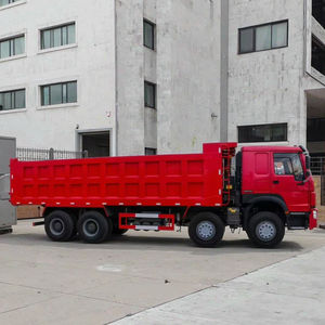 HOWO รถดัมพ์สำหรับทำเหมืองดีเซล6x4 8x4 10-12ล้อ430HP 380HP ใช้แล้วมียี่ห้อ Delong ที่มีประสิทธิภาพในการปล่อยทรายยูโร2 - Product Image 3