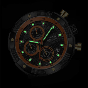 <span class=keywords><strong>Montre</strong></span> Homme Multifonction Étanche à Aiguilles Lumineuses et Calendrier, Style Tendance, Offre Spéciale - Product Image 3