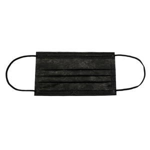 Filter 99% BFE warna hitam, masker wajah dengan Logo, pelindung Rumah Sakit Gigi <span class=keywords><strong>3</strong></span> lapisan sekali pakai - Product Image 2