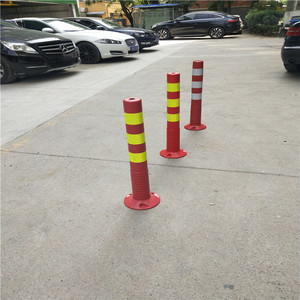 Poste de advertencia flexible de seguridad vial con base de goma Bolardo de carretera Delineador reflectante Poste Marcador de tráfico de carretera Bolardo de poste - Product Image 5