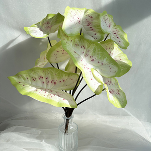 <span class=keywords><strong>ต้น</strong></span>ไม้สีเขียวจำลองสำหรับจัดสวนพืช<span class=keywords><strong>สี</strong></span>เขียวพืชจำลองใบไม้ด้านหลังเต่าจำลองการตกแต่งห้อง - Product Image 2