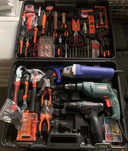 Ensemble d'outils à main en plastique 19 pièces comprenant 8 mini marteaux 9 marteaux de sécurité 13 pinces à becs aiguilles 18 ciseaux 99 perceuses - Product Image 6