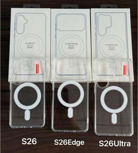 <span class=keywords><strong>Funda</strong></span> Transparente con <span class=keywords><strong>Cargador</strong></span> Inalámbrico Magnético para Samsung S26 S25 <span class=keywords><strong>Ultra</strong></span> S24 S23 <span class=keywords><strong>S22</strong></span> Plus - Product Image 1