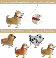 Ballons animaux de marche ballons pour chiens de compagnie chiot chiens fournitures de fête d'anniversaire enfants ballons thème Animal décoration de fête d'anniversaire