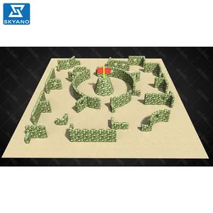 Inflatable bunker obstacle course bunkers maze CS game