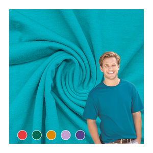 Tissu jersey uni teint, tissu en viscose et élasthanne uni teint, jersey simple 40S - Product Image 1