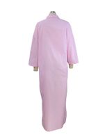 Robe longue en lin pour femme, style kimono, décontractée, à manches courtes, avec boutons, idéale comme cache-maillot de bain, concept simple pour le dropshipping