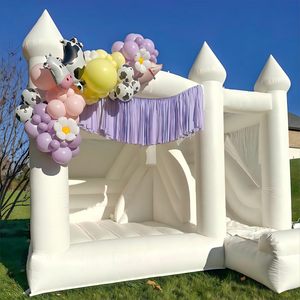 <span class=keywords><strong>Castillo</strong></span> Inflable Blanco, Casa <span class=keywords><strong>de</strong></span> Juegos Inflable para Exteriores, Brincolín Comercial para Decoración <span class=keywords><strong>de</strong></span> Bodas, Eventos, Negocios <span class=keywords><strong>de</strong></span> Alquiler - Product Image 2