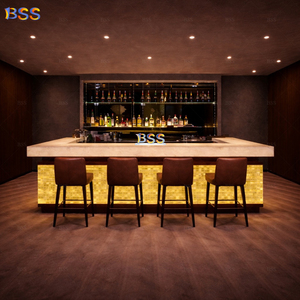 Mármol Cerveza <span class=keywords><strong>Bar</strong></span> Mostrador Diseño Lujo Translúcido Onyx Piedra <span class=keywords><strong>Terraza</strong></span> Restaurante Mostrador - Product Image 6