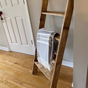 Planimetria multifunzione <span class=keywords><strong>fai</strong></span> <span class=keywords><strong>da</strong></span> <span class=keywords><strong>te</strong></span> per la lavorazione del legno rustica fattoria coperta scala Mini fattoria scaletta in legno scaletta portasciugamani - Product Image 6