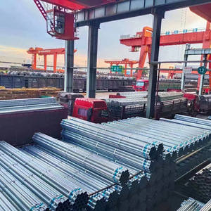 Venta directa de fábrica Tubos de acero galvanizado Técnica ERW Rango de espesor sin enrollar 2mm-12mm Procesado soldable - Product Image 4