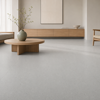 Revêtement de sol en terrazzo architectural, dalle de terrazzo de grande taille, résistant à l'usure, pierre artificielle pour centre commercial