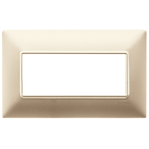 Vimar Wall <b>Switch</b> Plate Matte Champagne 20.5x9.5cm - Product Image 1