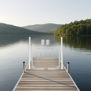 Couvre-tubes en PVC blanc pour remorque de bateau en acier Vevor 60 pouces avec accessoires de montage pour la pêche et le ski nautique - Product Image 2